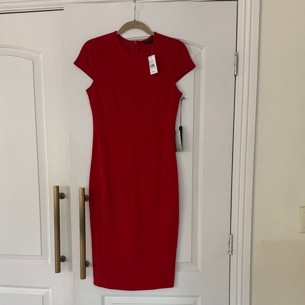 Felicity & Coco Red Midi Dress